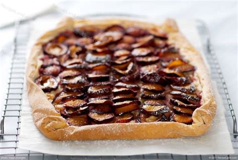 Phyllo Plum Tart Recipe RecipeLand