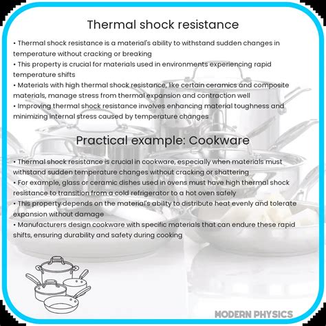 thermal shock resistance durability efficiency reliability