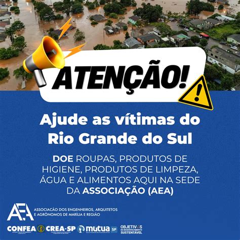 Aea Mar Lia Se Mobiliza Para Ajudar V Timas Desabrigadas Do Rio Grande