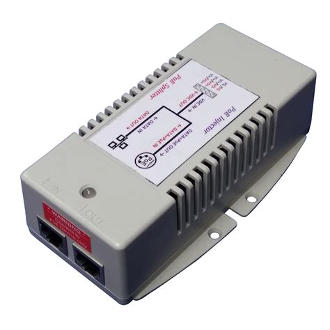 Gigabit Bi Direction Passive PoE Injector Splitter With 2 5A Output On