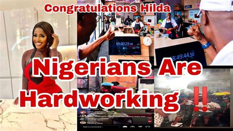 Nigerian Chef Hilda Effong Bassey Surpasses Guinness World Records For