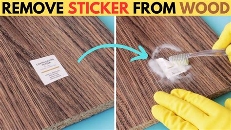 4 Best Ways To Remove Stickers From Wooden Furniture Youtube