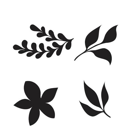 Premium Vector Hand Drawn Tree Branches With Leaves Set Leaf Branch