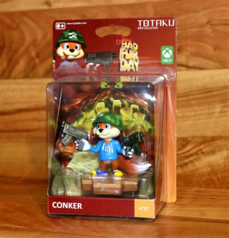 Totaku Conkers Bad Fur Day Conker No 27 First Edition Figure Xbox Rare