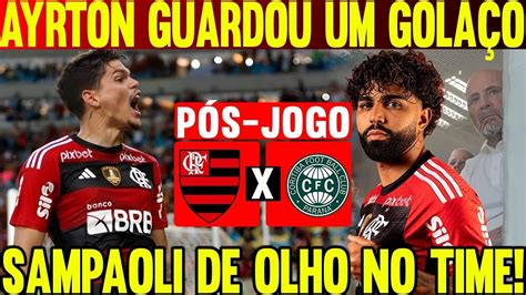 PÓS JOGO FLAMENGO X CORITIBA SAIBA COMO SERÁ O FLAMENGO AGORA