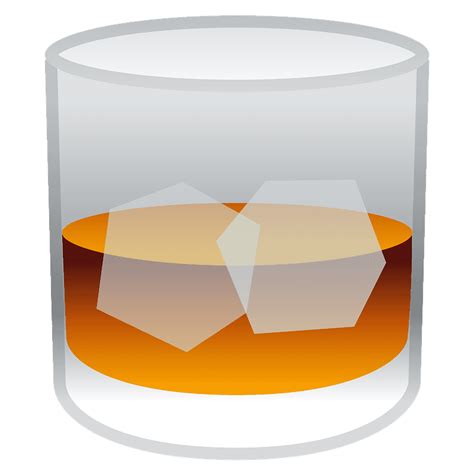 Tumbler Glass Free Vector Emoji On