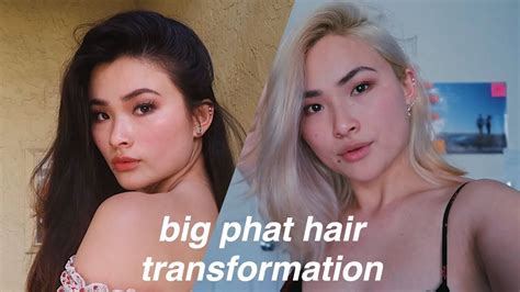 Going Blonde At Home Asian To Blonde Hair Transformation Youtube