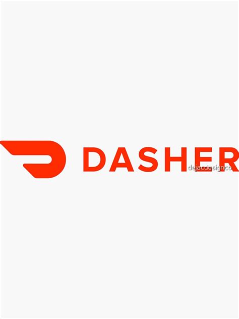 "Door Dash Dasher Delivery Classic Pickup Driver Logo Icon Unofficial ...