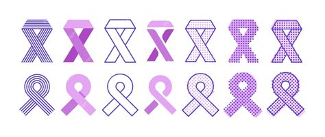 Premium Vector | Cancer awareness ribbon