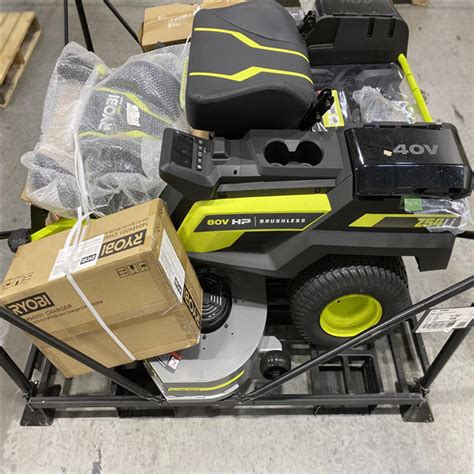 Dallas Location Ryobi 80v Hp Brushless 54 In Battery Electric Cordless Zero Turn Riding Mower