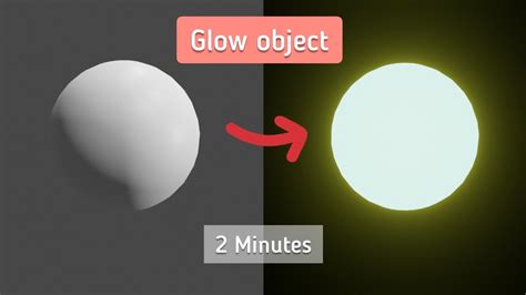 How To Light Glow Object Blender Tutorial Youtube