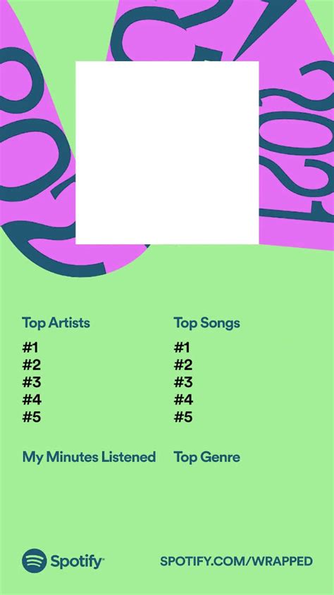 Spotify Wrapped Meme Template Printable Templates