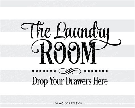 Laundry Room Signs Svg