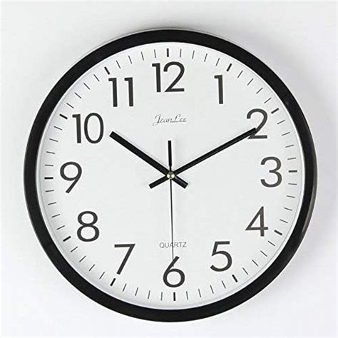 Horloge Murale Moderne Sans Tic Tac Silencieuse Grand Cadran 25 Cm De