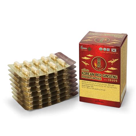 Buy Authentic 6years Korean Red Ginseng S By PureGin 300mg X 80 S