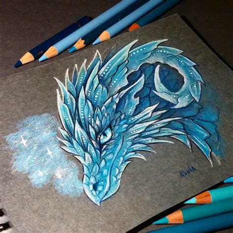 Ice dragon by AlviaAlcedo on DeviantArt