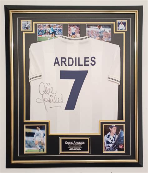 Ossie Ardiles Of Tottenham Signed Shirt Signed Memorabila Shop Shop