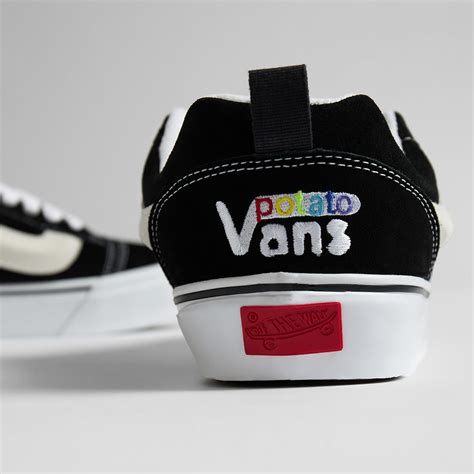 Vans Vault X Imran Potato Ua Knu Skool Vr3 Lx Black And True White End Launches