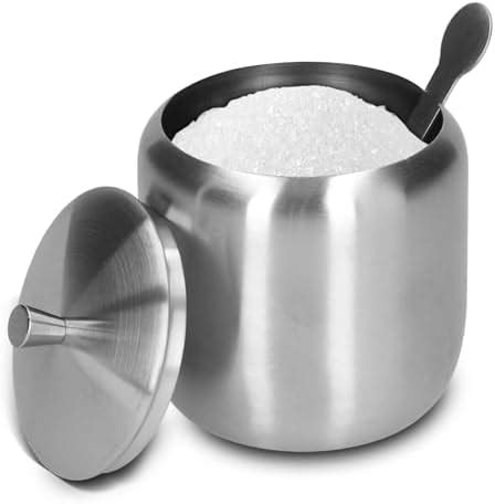 Amazon Frieling USA 18 10 Stainless Steel Sugar Bowl And Spoon