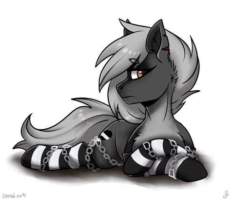 Safe Artist Serodart Oc Oc Only Earth Pony Pony Chains