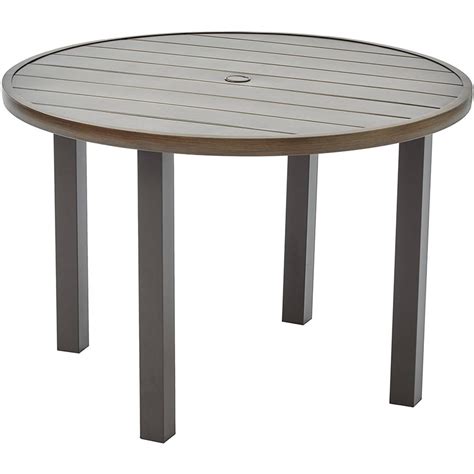 Better Homes Gardens Camrose Farmhouse Round Steel Outdoor Dining