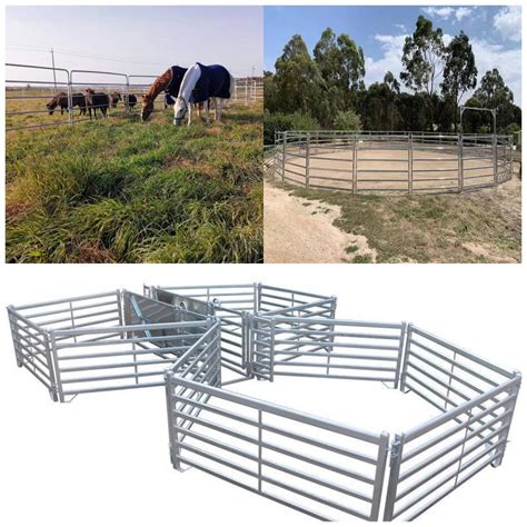 Hot DIP Galvanized Metal Iron Steel Galvanized Fence Panels Farm Cattle Fence Fence And Cattle
