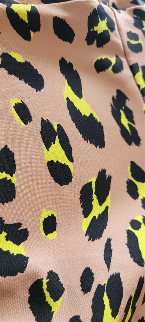 HAILAY LARA Matching Set Nude Leopard Print LM Pole Active Wear