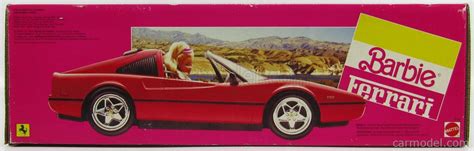 Mattel 3136 Echelle 16 Ferrari 328 Gts Barbie Red