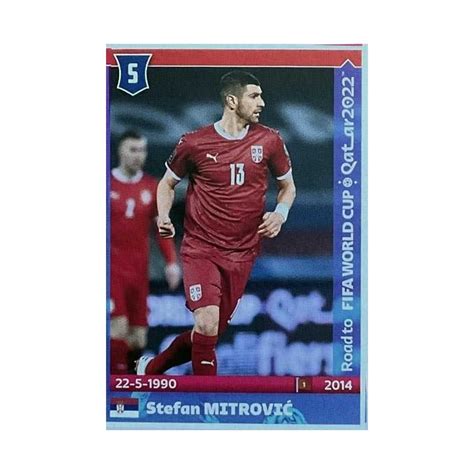 Comprar Cromos Stefan Mitrovic Serbia Panini Road To World Cup