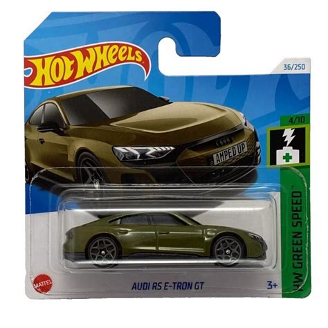 Hot Wheels Audi Rs E Tron Gt Green Speed Short Card Shopee Singapore