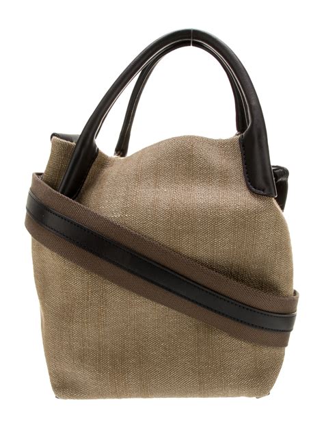 Loro Piana Canvas Bucket Bag Neutrals Bucket Bags Handbags