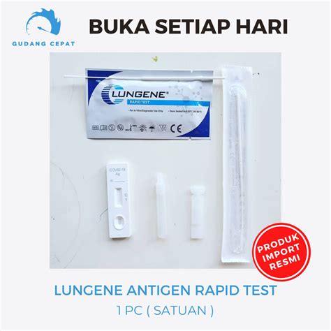 Jual Alat Test Swab Antigen Hidung Original Blue Satuan 1 Pcs Nasal