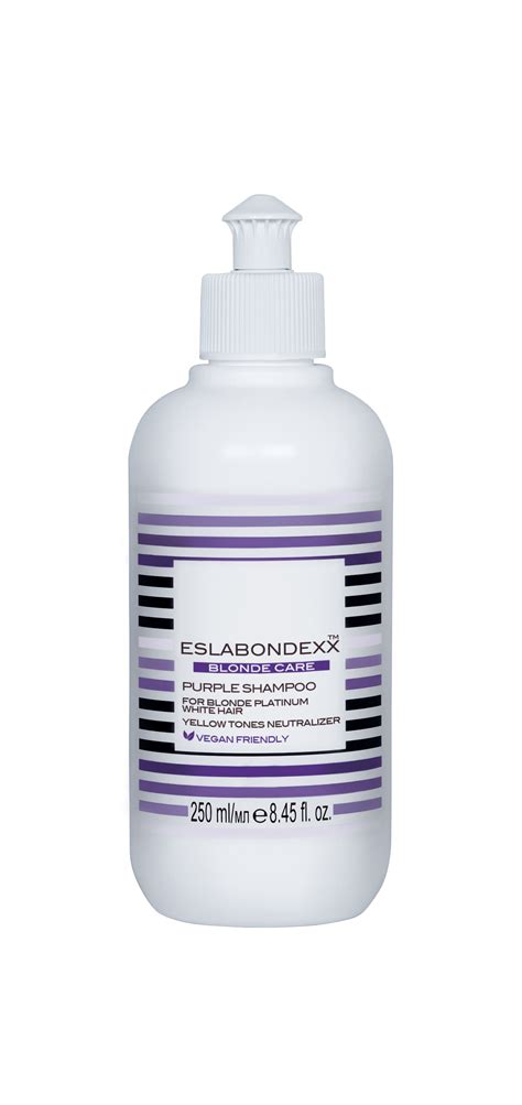 Eslabondexx Blonde Care Purple Shampoo 250ml Unwanted Brassy Tones In Blonde Hair Gets Rid Of