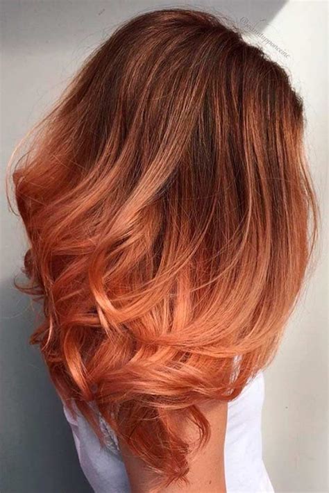 Amazing Ideas To Wear Peach Hair This Summer Mechas Balayage Tonos De Cabello Cabello Ombre