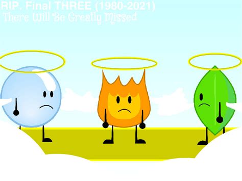 Bfdi Final Three In Heaven By Eddsworldyesblueyno On Deviantart