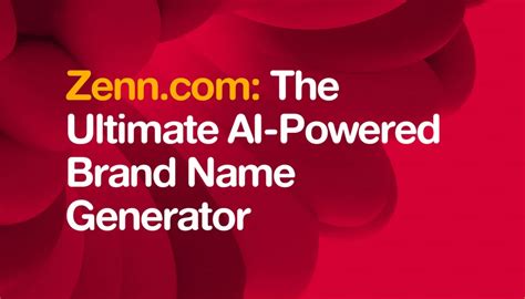 Brand Name Generator The Ultimate Ai Tool For Unique Names