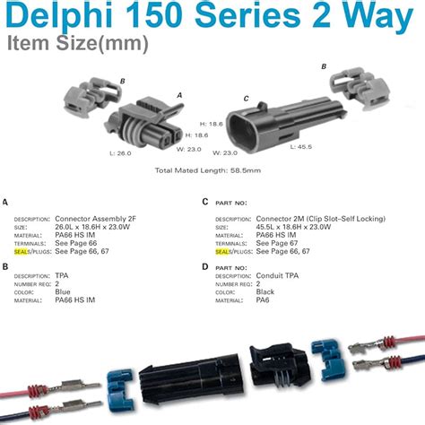 Metri Pack 150 Series Connectors 49 OFF Full Mark Ar