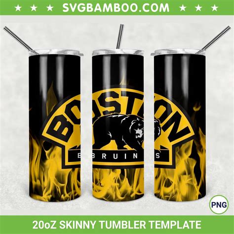 Boston Bruins Oz Skinny Tumbler Template Png Nhl Boston