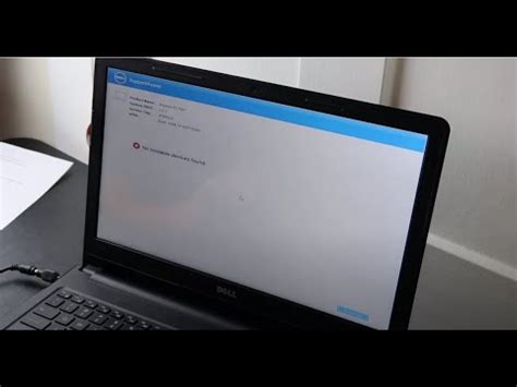 How To Fix Dell No Boot Device No Bootable Device Boot Device Not