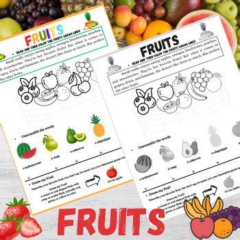 Fruit Vocabulary; Fruit Words; Fruit Fiesta Fun; Fruits by Share to Inspire