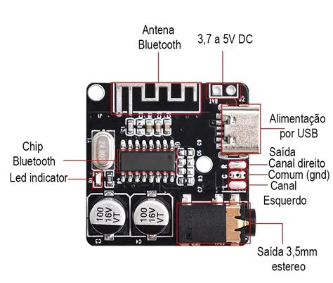 Esquema De Ligação Placa Bluetooth