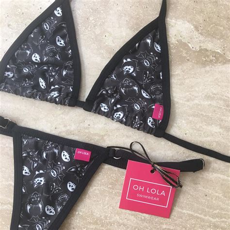 Sexy Nightmare Micro Bikini By OH LOLA SWIMWEAR Halloween Edition