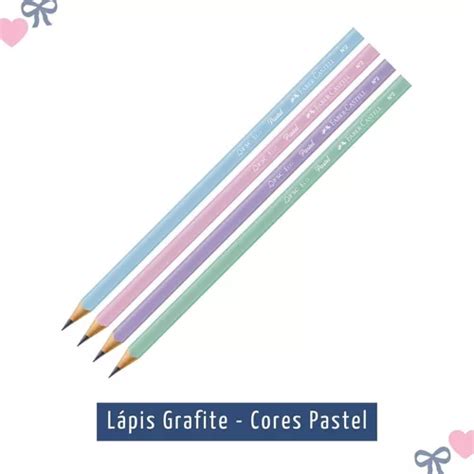 Kit L Pis De Escrever Faber Castell Cor Pastel Unidades Mercadolivre