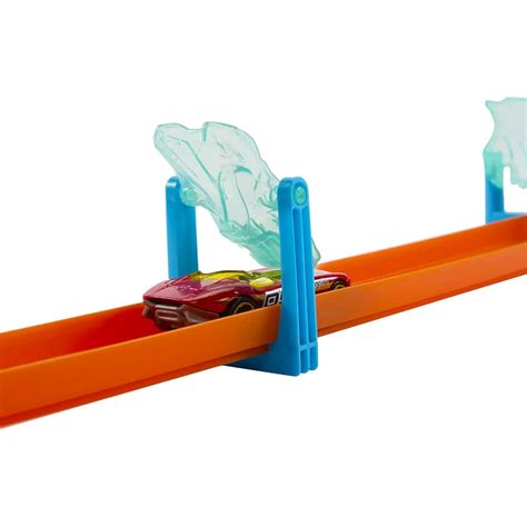 Hot Wheels Track Builder Zestaw Lodowy Tor Samochodowy Hot Wheels Tory Hot Wheels Pojazdy