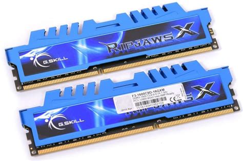 G SKILL RipjawsX 16GB 2x8GB DDR3 1600MHz F3 1600C9D 16GXM RAM Памети