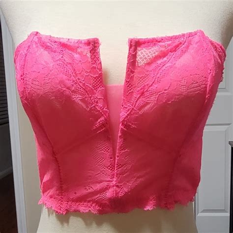 Victoria S Secret Intimates Sleepwear Barbie Vs Hot Pink Bra Bustier Poshmark