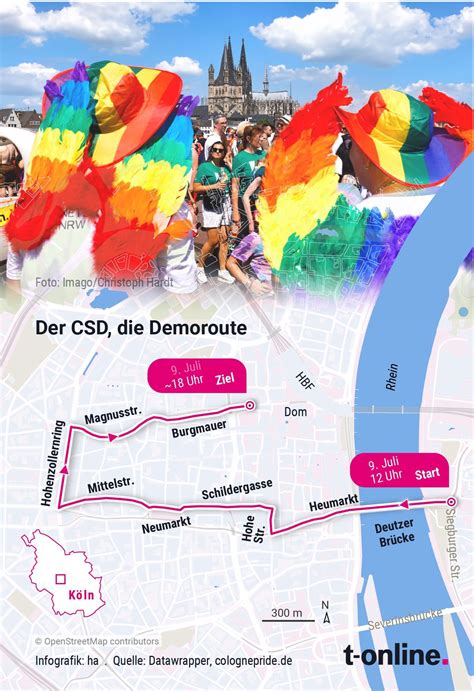 Csd In K Ln Rekord Parade Am Juli Strecke Programm Anfahrt Und Co