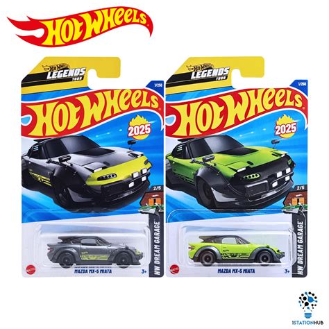 Hot Wheels Hw Dream Garage Mazda Mx Miata Car Hotwheels Mattel Collector Toys Vehicle