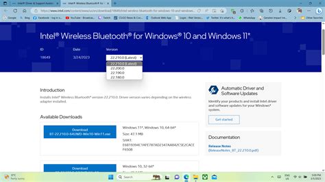 Solved: Intel® Wireless Bluetooth® for Windows® 10 and Windows 11 ...