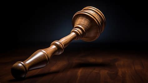 Premium AI Image | wooden gavel